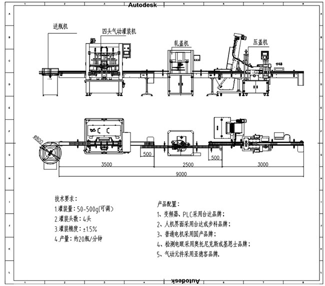 最新醬料灌裝生產(chǎn)線設(shè)計(jì)方案匯總！(圖2)