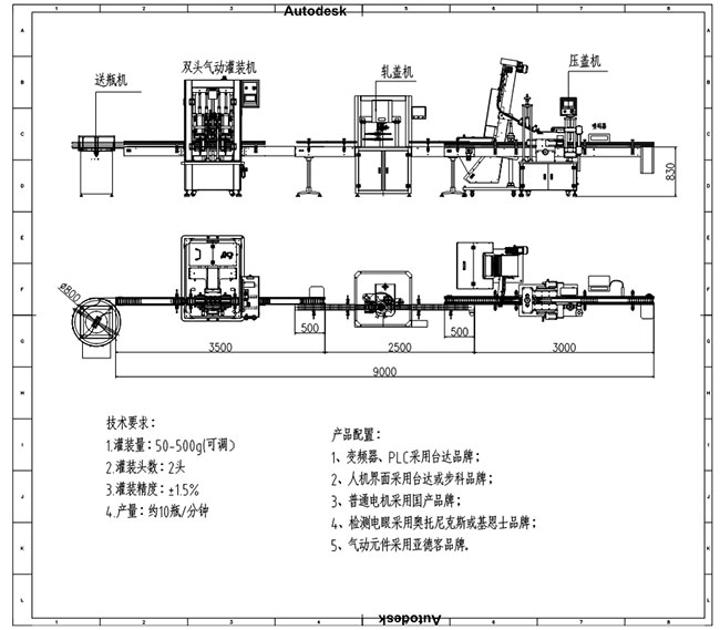 最新醬料灌裝生產(chǎn)線設(shè)計(jì)方案匯總！(圖3)